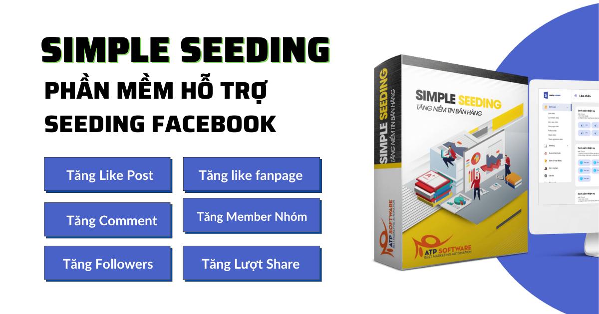 App buff follow, like page Facebook miễn phí - Simple seeding