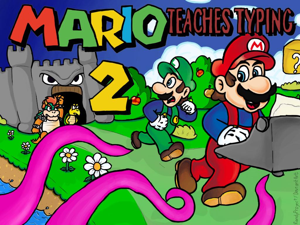 Mario Teaches Typing - Luyện Gõ 10 Ngón Bằng Game Mario